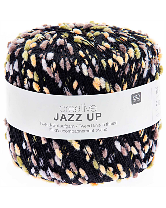 Jazz it Up - BLACK WITH YELLLOW & PINK DOTS