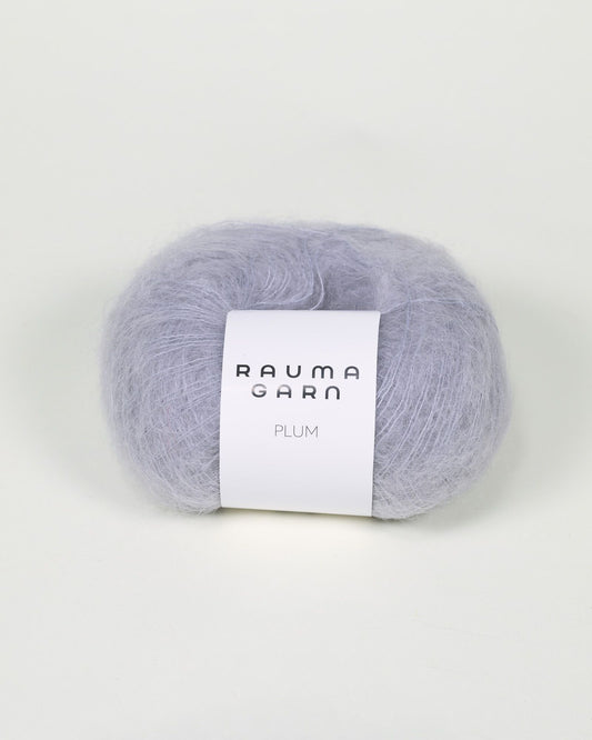 Rauma Garn - Plum Mohair - Lys grå (57)