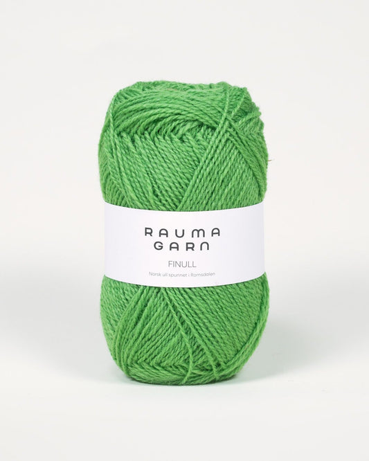 Rauma Garn - Finull - Lys grønn  (493)