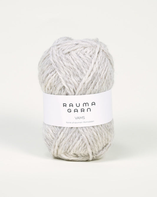 Rauma Garn - Vams - Lys grå melert (3)
