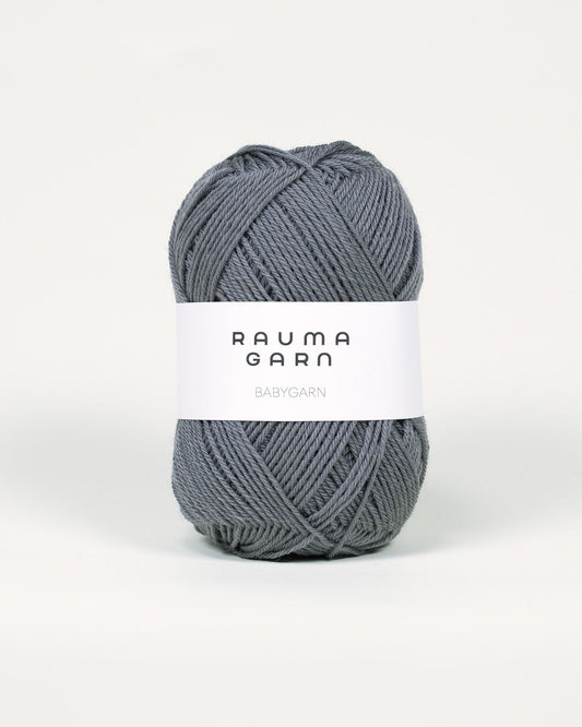 Rauma Garn - Babygarn - Matt grå (107)