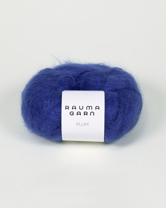Rauma Garn - Plum Mohair - Mørk blå (135)
