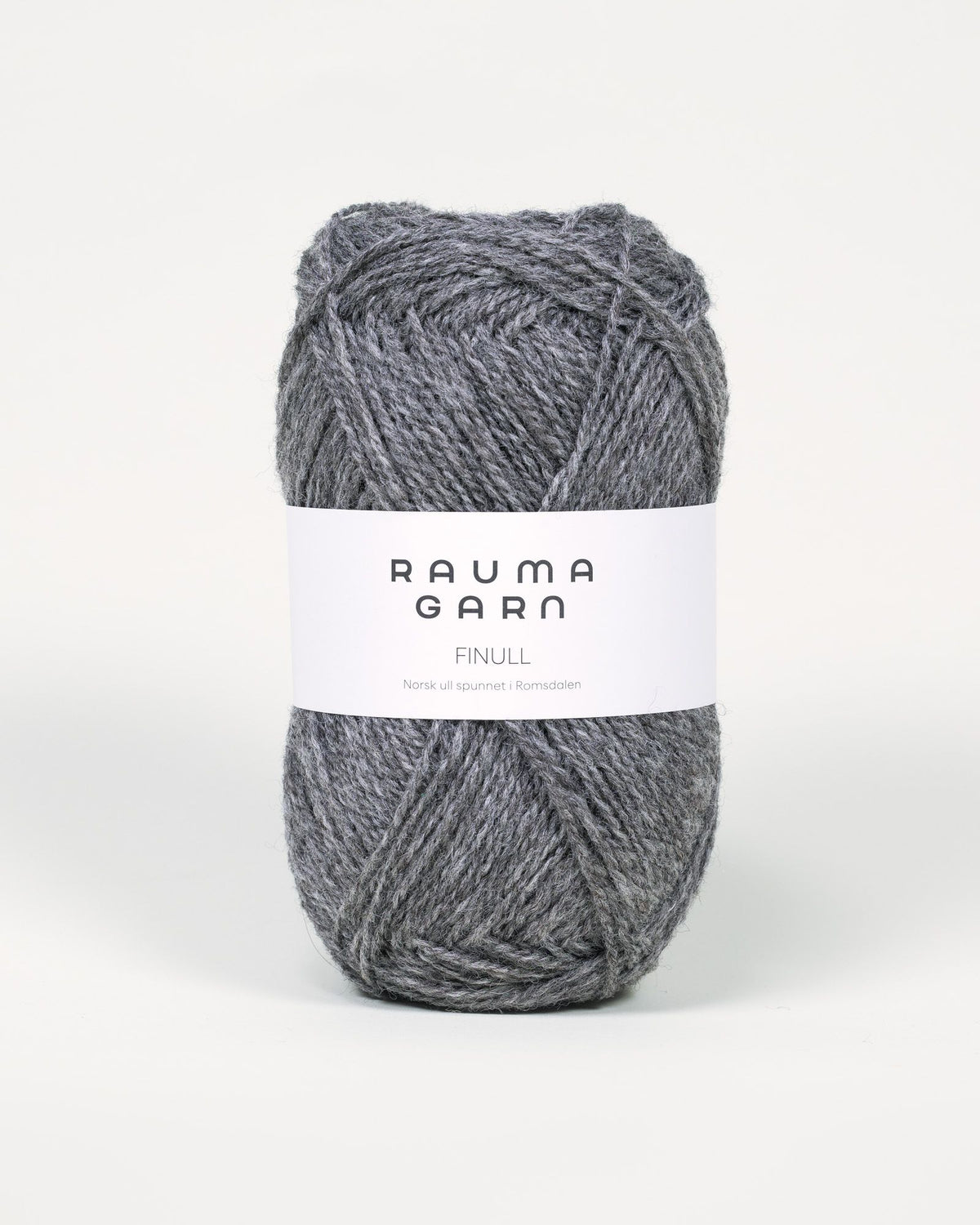 Rauma Garn - Finull - Grå Melert  (405)