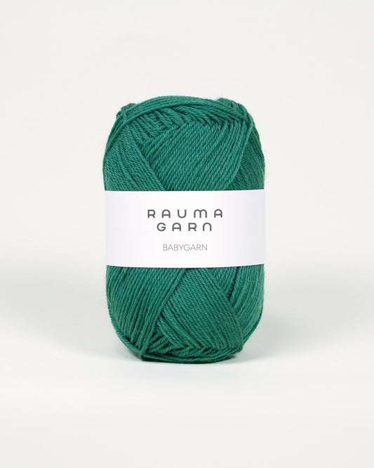 Rauma Garn - Babygarn - Mörk Grönn (032)