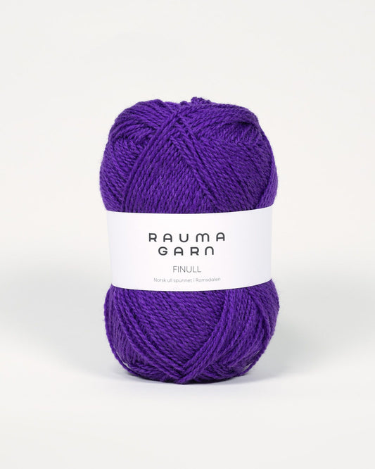 Rauma Garn - Finull - Mørk Lilla (4042)