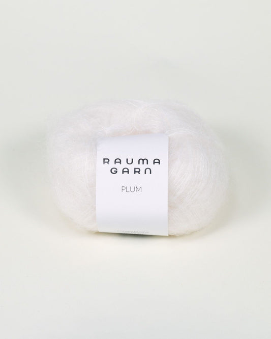 Rauma Garn - Plum Mohair - Natur (003)