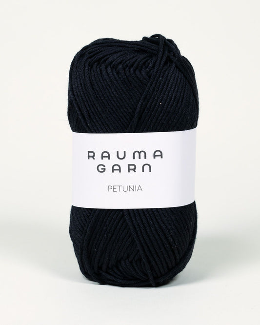 Rauma Garn - Petunia - Sort (297)