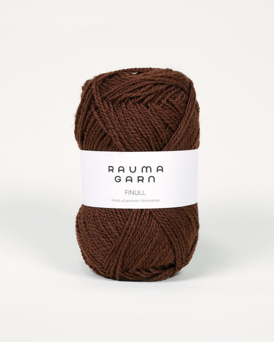 Rauma Garn - Finull - Rødbrun (4064)