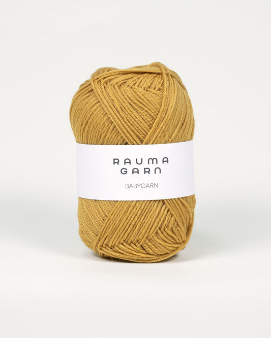 Rauma Garn - Babygarn - Sennepsgul  (B150)