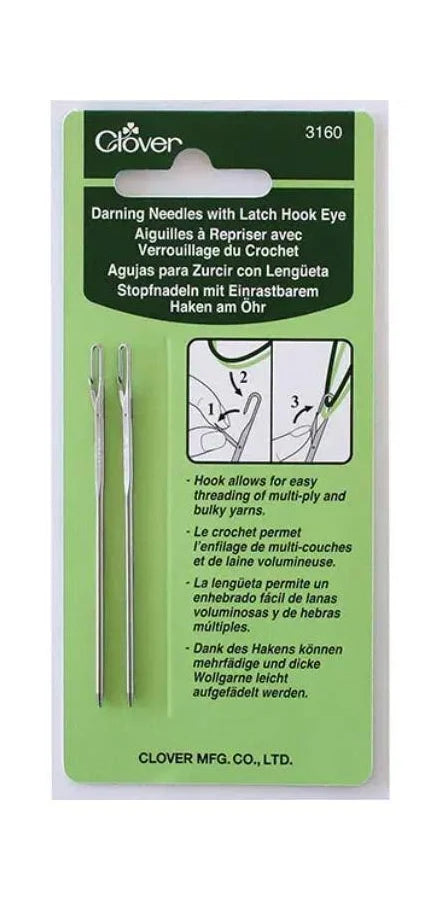 Clover Stoppenåle med Krog – 2 stk.