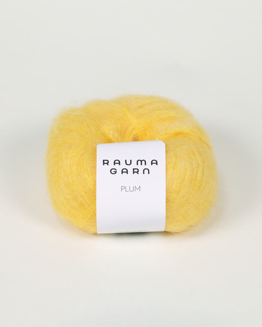 Rauma Garn - Plum Mohair - Sitrongul (22)