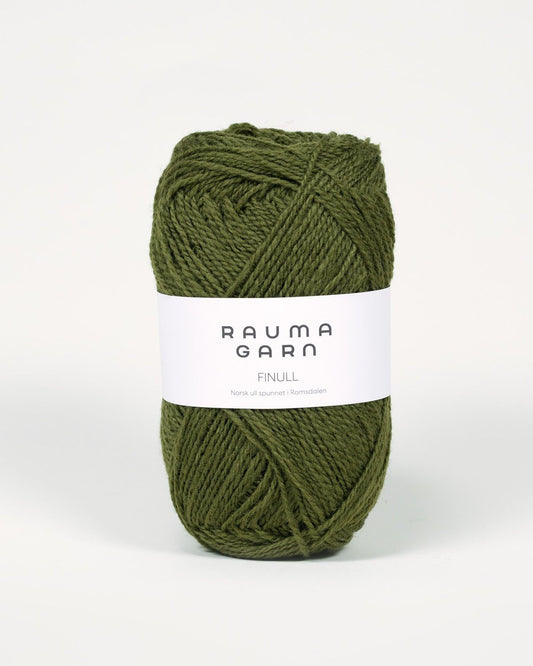 Rauma Garn - Finull - Skogsgrøn (4014)