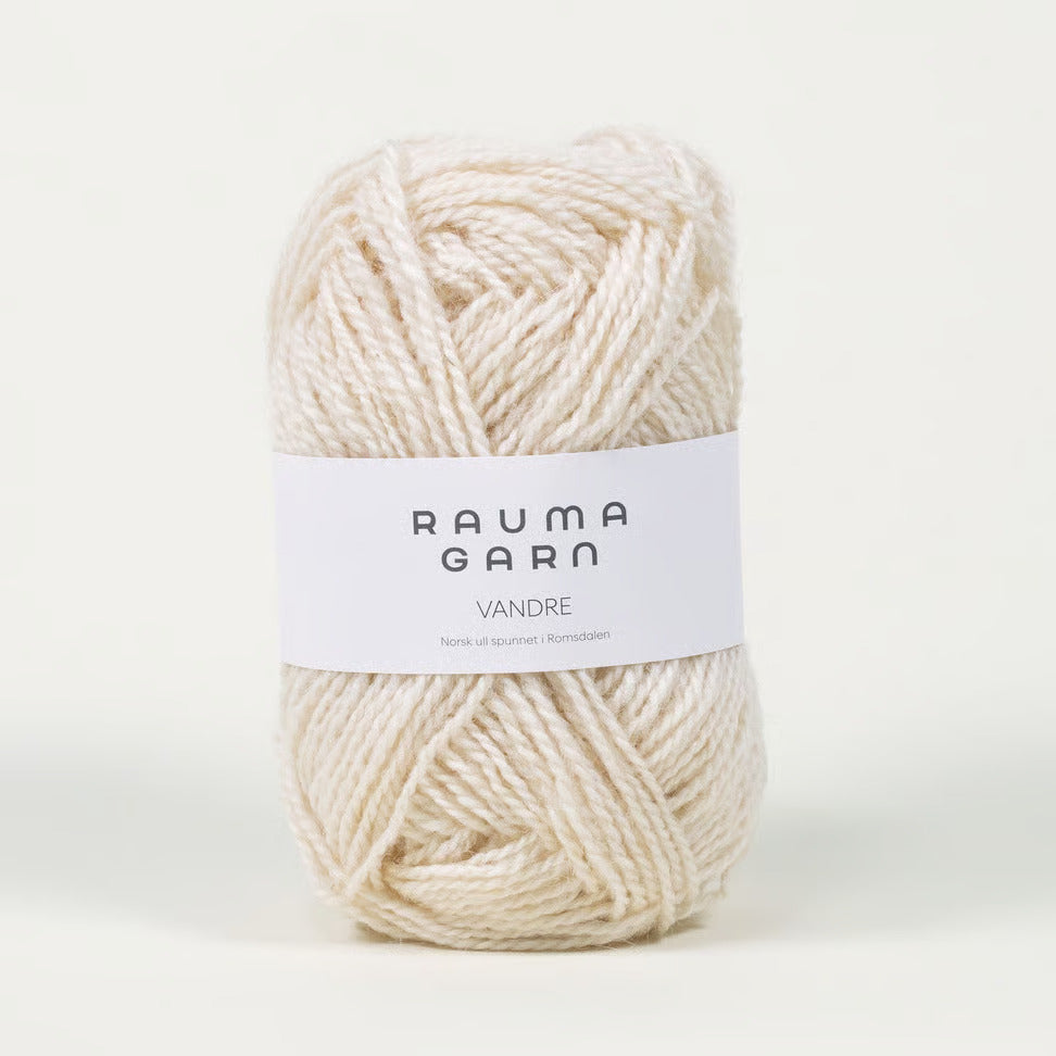 Vandre – 100% norsk uld - NATUR (01)