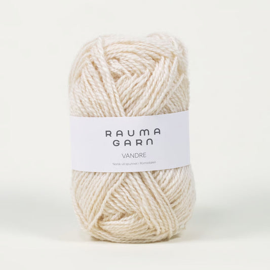 Vandre – 100% norsk uld - NATUR (01)