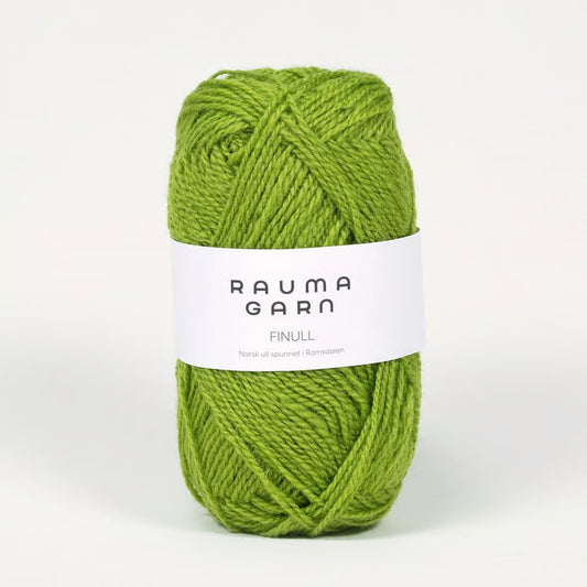 Rauma Garn - Finull - Eplegrønn (455)