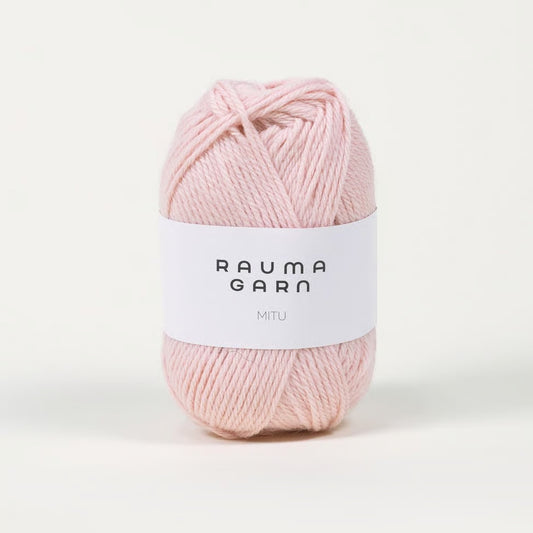 Rauma Garn - MITU - Lys rosa (8401)