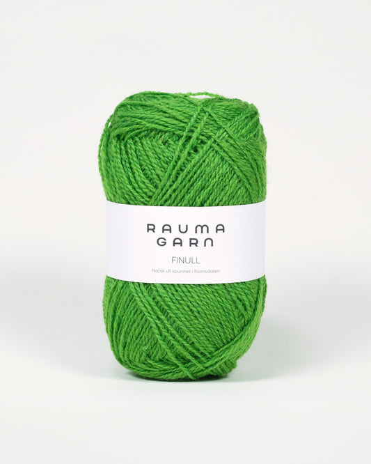 Rauma Garn - Finull - Vårgrønn  (458)