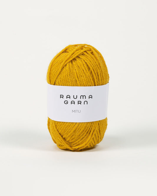 Rauma Garn - MITU - Varm Gul (0052)
