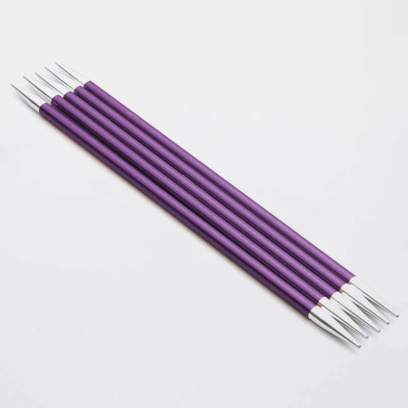 KnitPro ZING Strømpepinde 20 cm – 4.50 mm