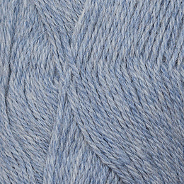 Rauma Garn - Inca - Lys gråblå melert