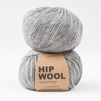 Hip Wool - Cloudy – dark grey blend