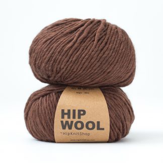 Hip Wool - Chocolate crush brown
